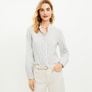 LOFT Ruffle Blouse